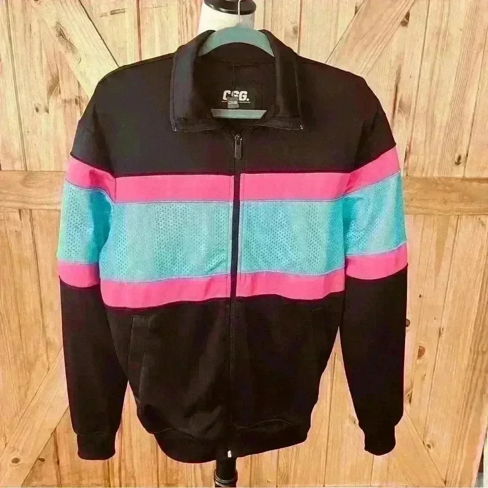 CSG Men’s Color Block Jacket - Picture 3 of 13